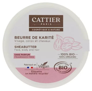 Cattier Beurre de Karité - 100% Bio - 20 g