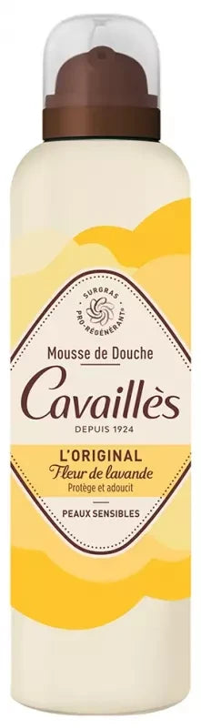 Cavaillès Mousse de Douche l'Original Fleur de Lavande Peaux Sensibles 200 ml