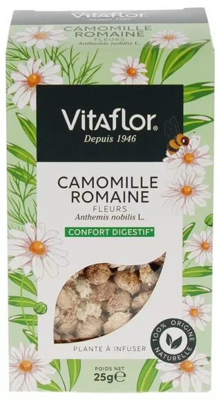 Vitaflor Plante en Vrac - Camomille Romaine Capitule - 25 g