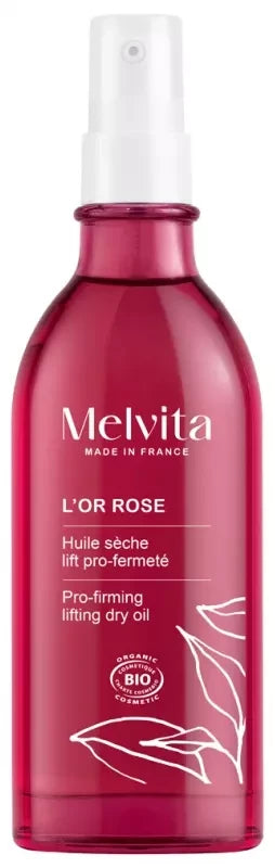 Melvita L'Or Rose Huile Sèche Fermeté Bio 100 ml