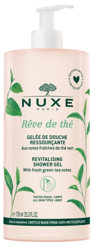 Nuxe Body Rêve de Thé Gelée de Douche Ressourçante Toutes Peaux 750 ml