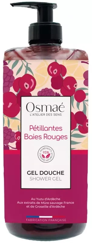 Osmae Gel Douche Gd1L Baies Rouges