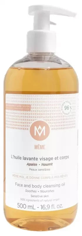 MÊME Huile Lavante Visage & Corps Peaux Sensibles 500 ml