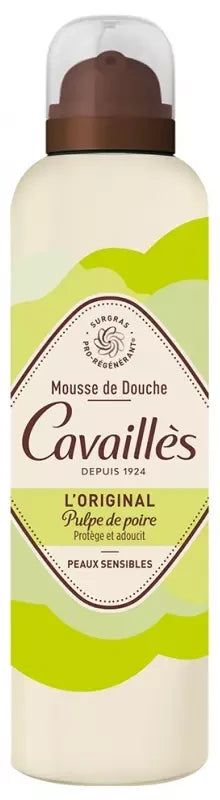 Cavaillès Mousse de Douche l'Original Pulpe de Poire Peaux Sensibles 200 ml