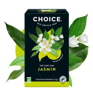CHOICE Thé Vert Jasmin Bio - 20 Sachets