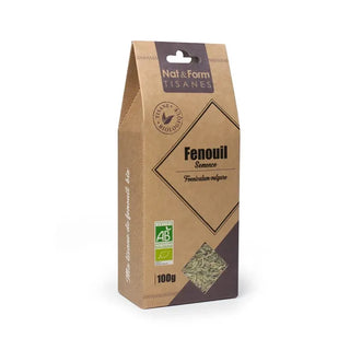 Nat & Form Tisane Fenouil Semence Bio 100g